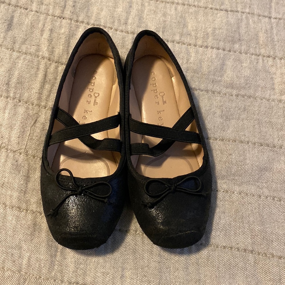Copper Key ballerina flats
